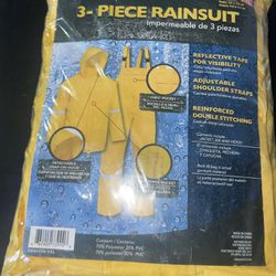 3-Piece Rain Suit 2XL