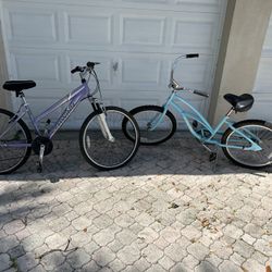 2 Girls Bikes