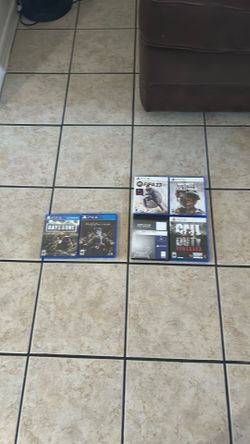 PS4 and ps5 games with cases manual and in perfect condition