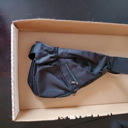 Man Bag Over Shoulder Black and Unused