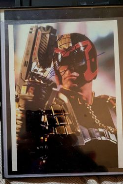 Judge Dredd Sylvester Stallone Autograph