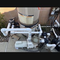 DE POOL FILTER AND PUMP