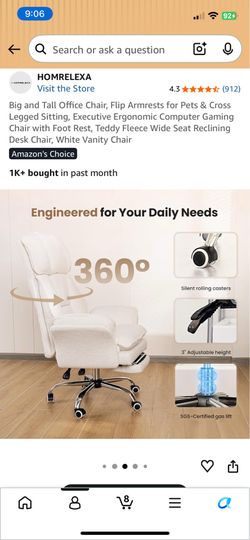 Brand new cross-cross &  pet friendly office chair