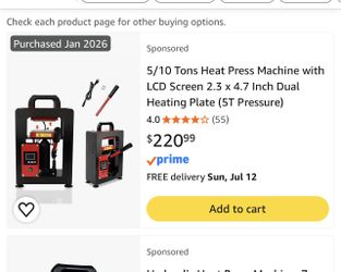 Heat Press Like New