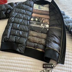 Pullin REAL DOWN Puffer Jacket M Vintage FORD Mustang