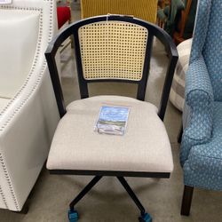 Two Toned Cane Office Chair (new)