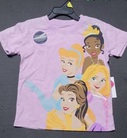 Girl's Disney Princess Graphic Crewneck Tee $4 (One Available In Size 3T)