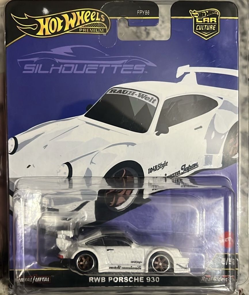 Hot Wheels silhouettes Porsche RWB