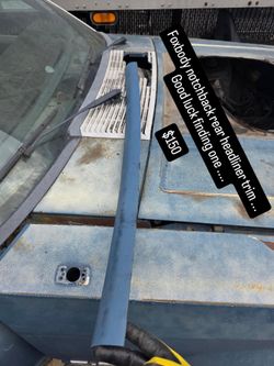 Mustang foxbody coupe rear headliner trim
