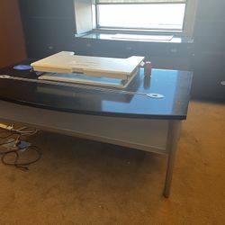 Office Desk With Cabinets (Great Condition)