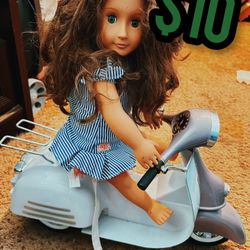 Toy Scooter For The American Girl Collection