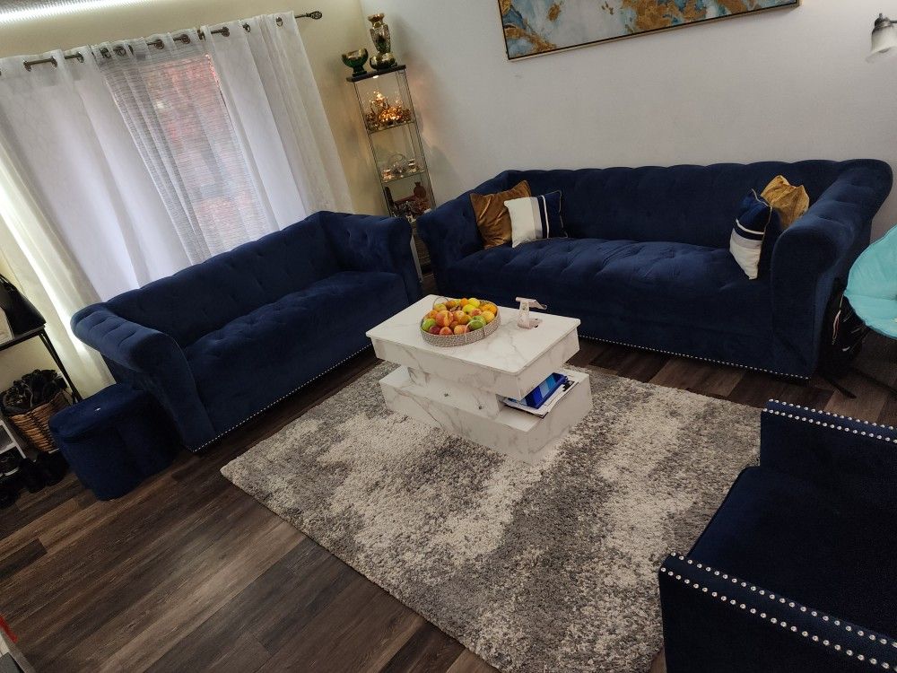 Couch Sofa Ottoman 