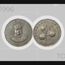 TONGA 1996 50 Seniti - VF - 35