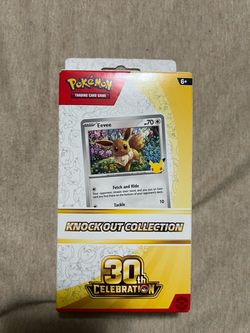 Pokémon TCG 30th Celebration Knock Out Collection Eevee Promo Sealed