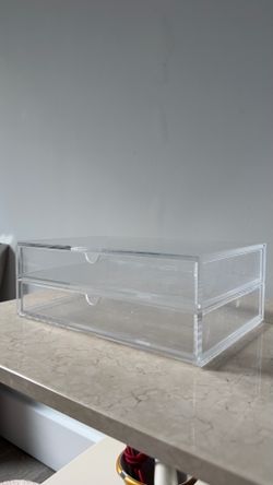 MUJI Acrylic Storage 2 Drawers