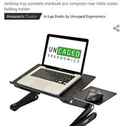 WorkEZ BEST Adjustable Laptop Cooling Stand & Lap Desk 