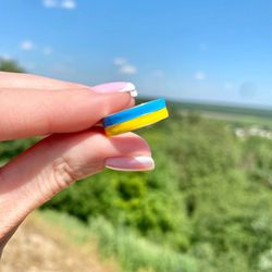 Exclusive Silver Ring With Ukraine In Your Heart /Ексклюзивна Каблучка Ручної Роботи «З Україною В Серці»