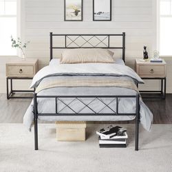 Simple Metal Twin Bed Frame