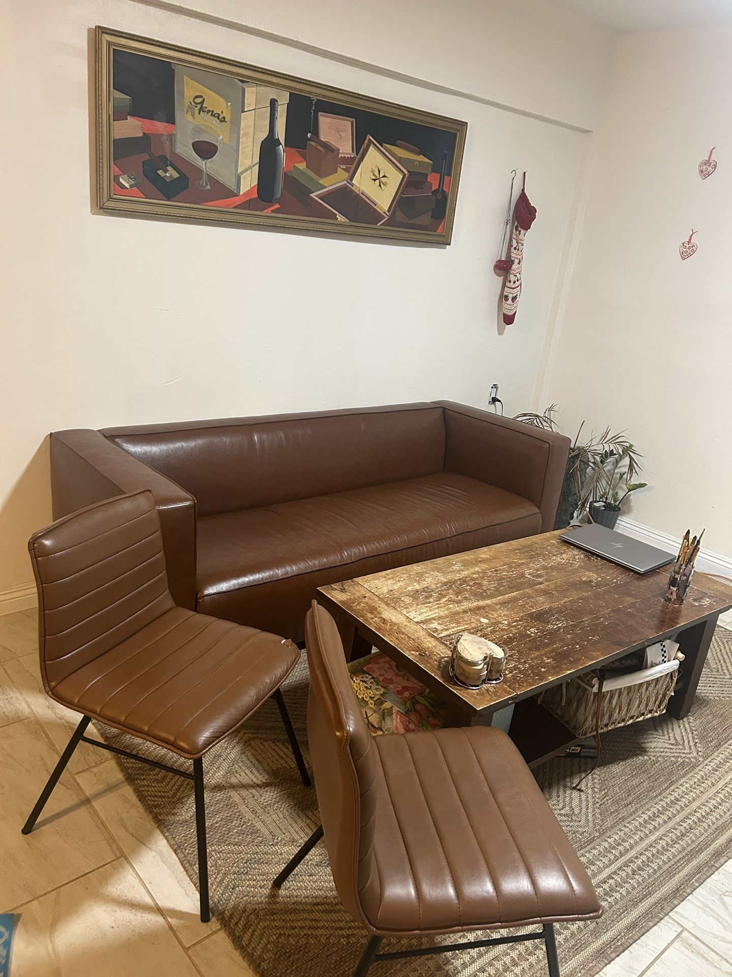 Sofa, Couch, Coffee Table, Chairs