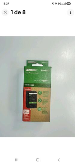 BRAND NEW SCHNEIDER ELECTRIC SQUARE D HOM2175SB  HOME SURGE PROTECTOR (6pieces)