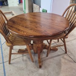 Table and Chairs - Solid Wood