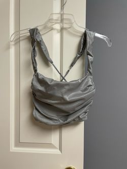 Out From Under Gray Crop Top, Women, SP
