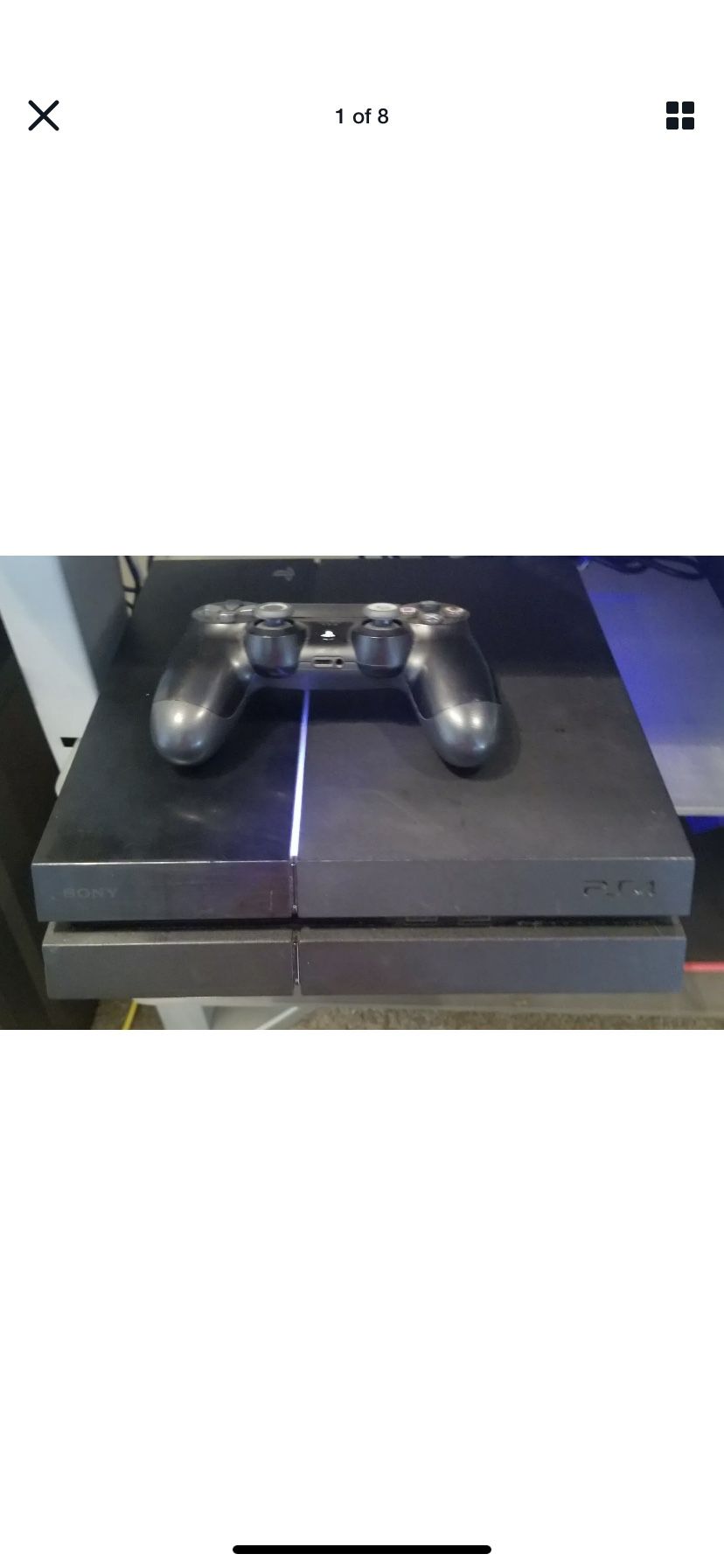 PS4 500GB +Games & Controller