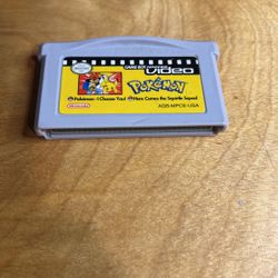 Nintendo Gameboy Advance / GBA - Pokemon Video