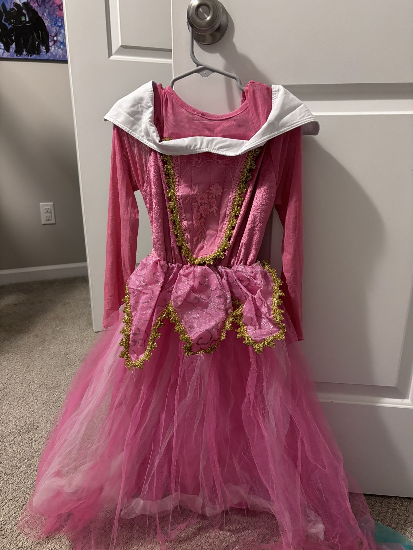 Girls Pink Princess Dress