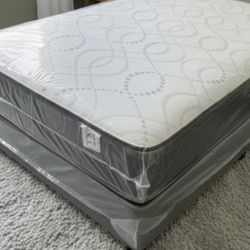QUEEN Size Mattress With Box Spring set Colchones Nuevos Queen Size Mattress Mattress Bed 