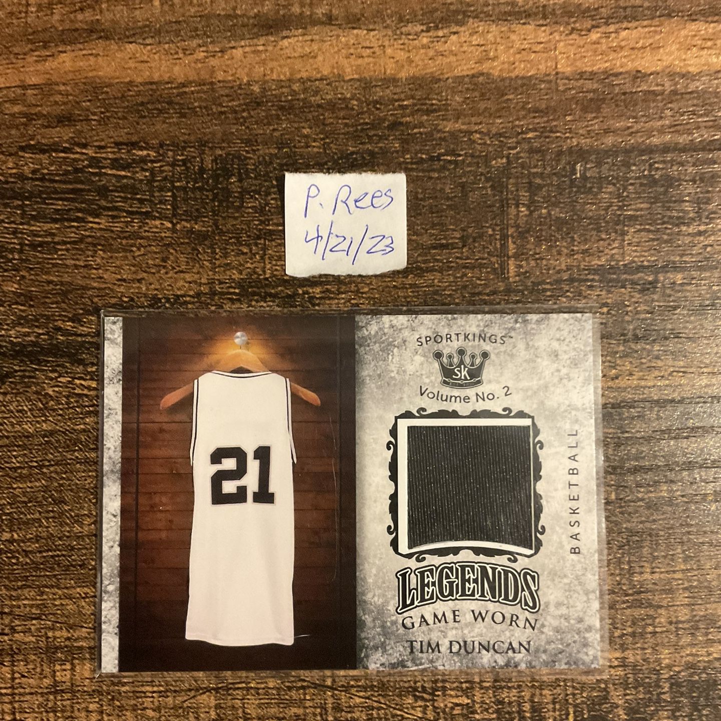 Tim Duncan Game Worn Jersey Patch 2017 for Sale in Scottsdale, AZ - OfferUp