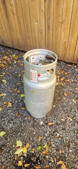 Aluminum propane tank