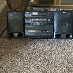 A Very Nice Sony Boom box 