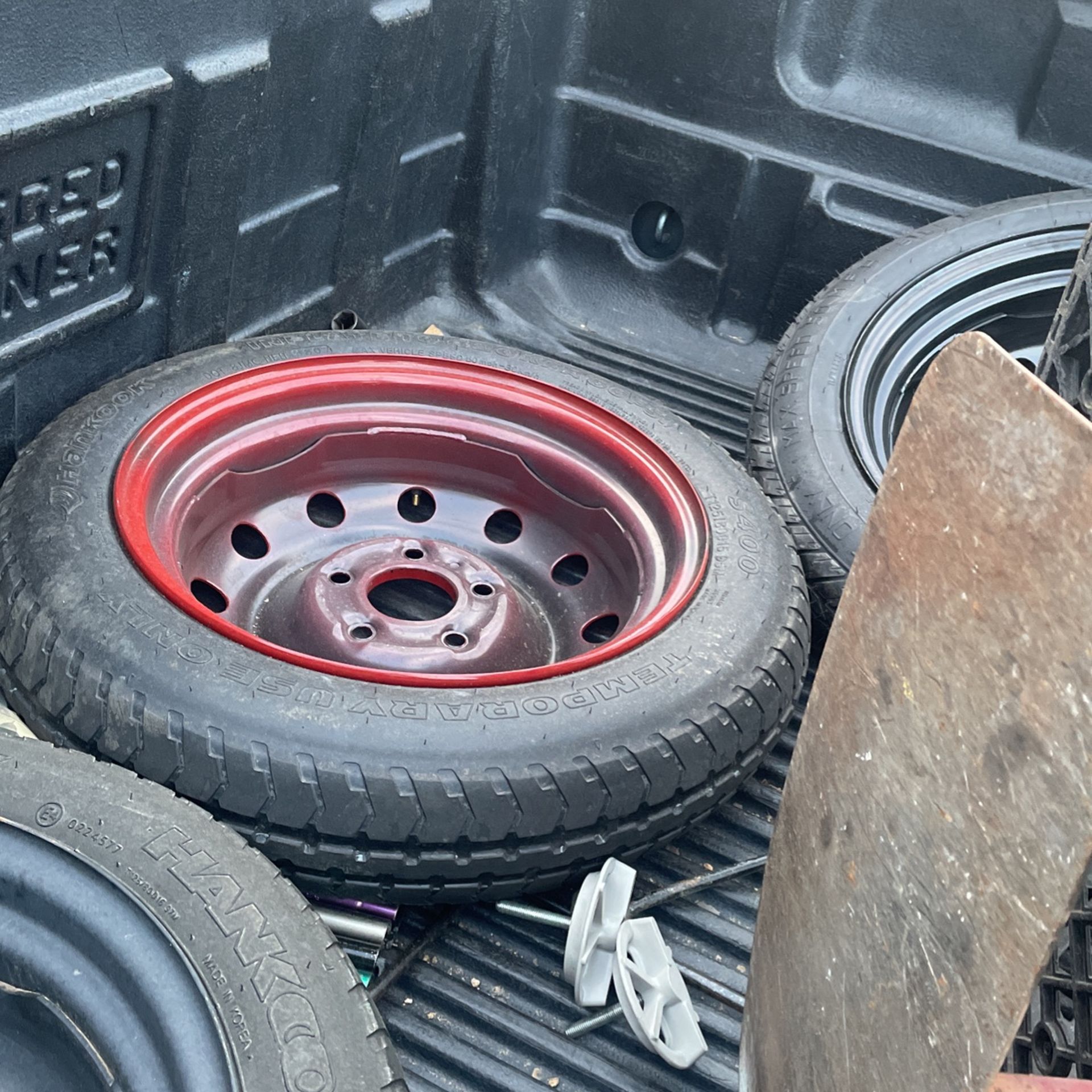 15 Inch Kia Donut Tire And Rim New