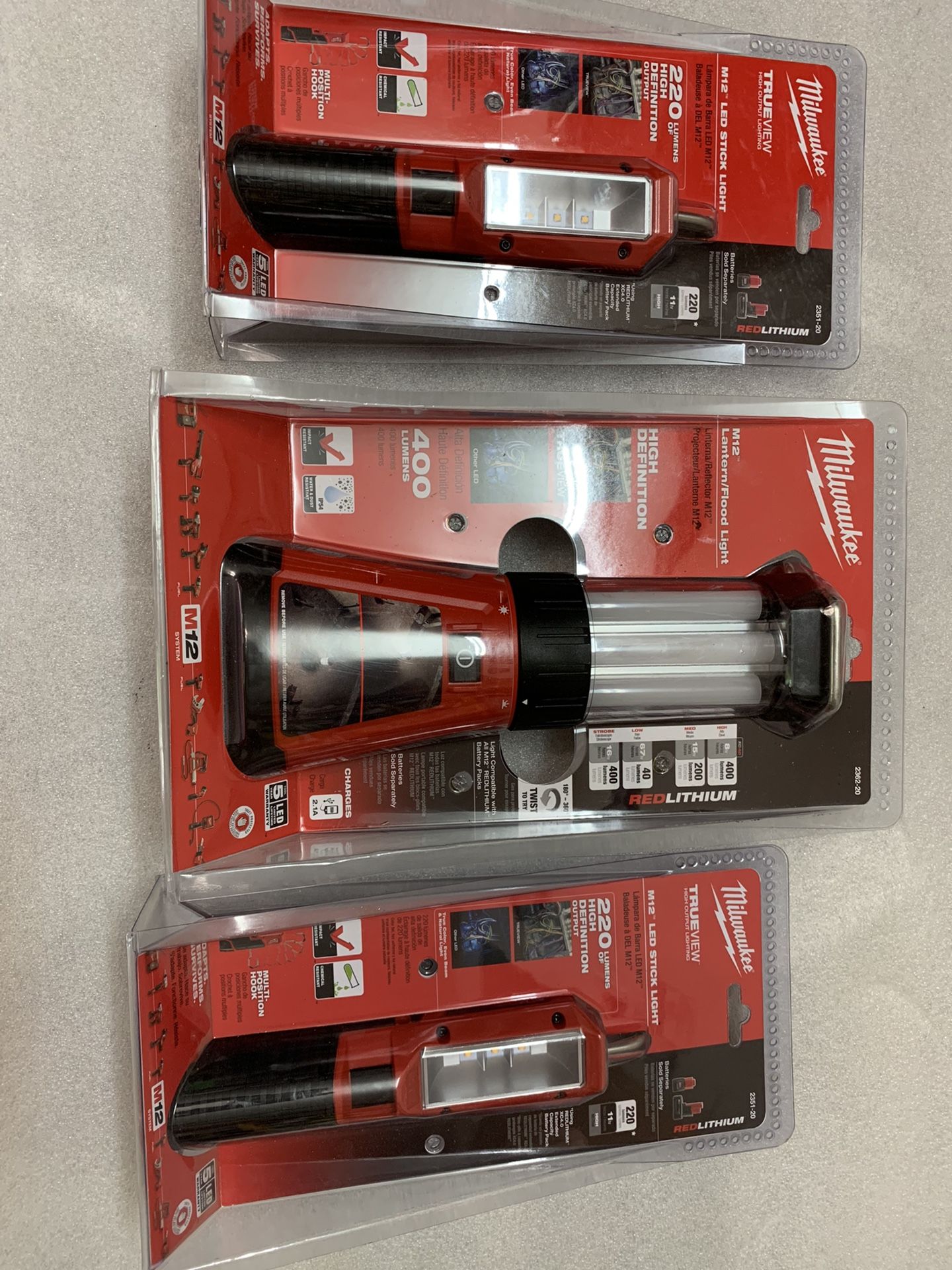 Milwaukee M12 12 Volt Lithium Ion Cordless 400 Lumen LED Stick - Main Image