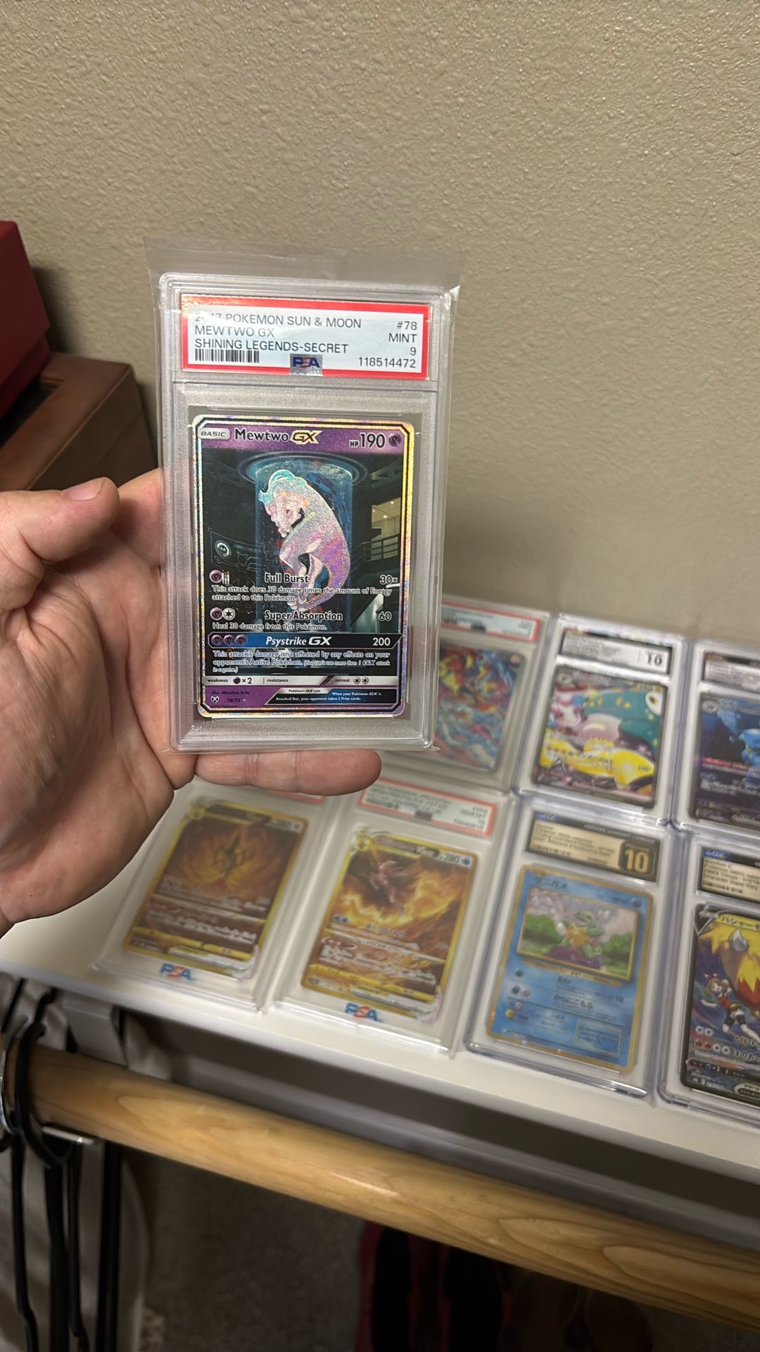 Mewtwo GX PSA 9