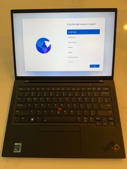 Lenovo ThinkPad X1 Carbon i7 16GB 1TB SSD Windows 11 Pro