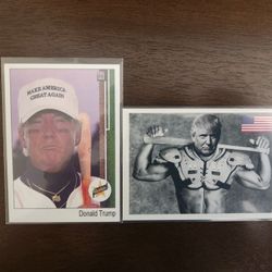 DONALD TRUMP BASEBALL CARDS, BO JACKSON KEN GRIFFEY JR.  