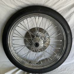 Harley 21” Wheel And New Tire