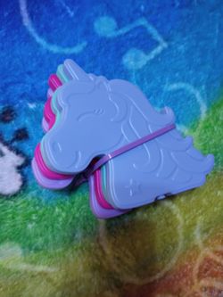 Unicorn ice packs, 4 count