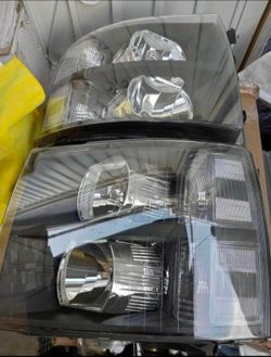 07-13 Chevy Silverado Headlights Faros Calaveras Micas Luces Lamps