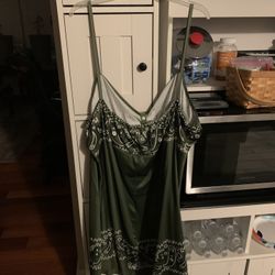 Women’s Green Dress/Loungewear
