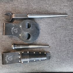 Klein 3/4 Spud Wrench, Double Wrench Holder, Klein Bull Pin Amd Bull Pin Holder