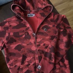 Bape Zip Up Sweater