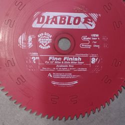 Diablo 12 Inch Chop Saw Blade 80 Tooth