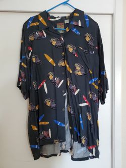 Pineapple Connection 100% Rayon Hawaiian Shirt XL