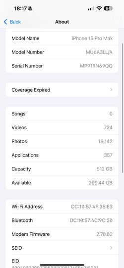 Unlocked Iphone 15 Pro Max 512 Gb