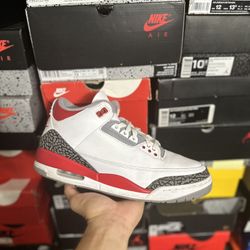 2022 Jordan Fire Red 3s size 12 VNDS 