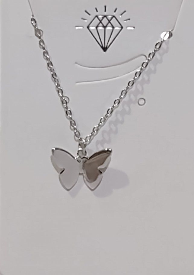 Authentic Sterling Silver Butterfly  necklace  
