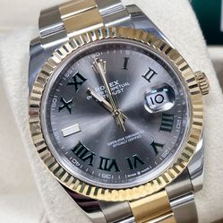 Rolex Datejust 41 Wimbeldon Two tone 126333 Yellow Gold